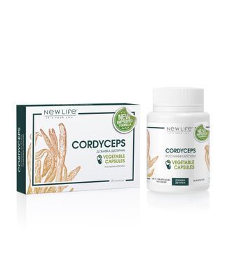 Кордицепс /Cordyceps капсулы 60 шт по 500 mg (антибактериальное, противовирусное, онкопротекторное действие, повышает  иммунитет)