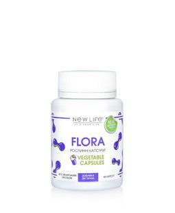 Флора / Flora капсулы 60 шт по 500 mg (нормальная микрофлора кишечника, пищеварение, иммунитет)