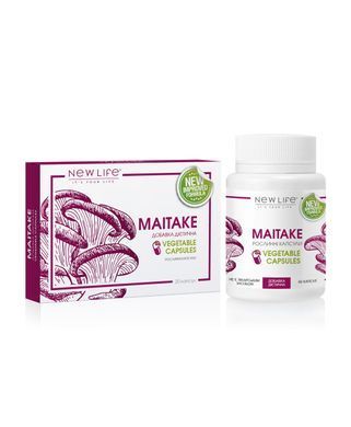 Майтаке / Maitake капсулы 60 шт по 500 mg (онкопротектор, иммуномодулятор, снижение веса, усталость)