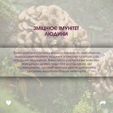 Майтаке / Maitake капсулы 60 шт по 500 mg (онкопротектор, иммуномодулятор, снижение веса, усталость)