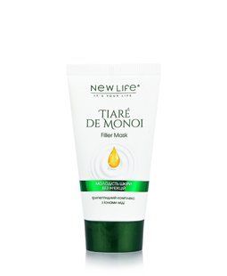 Маска - ночной филлер Tiar&eacute; De Monoi с пептидами и гиалуроновой кислотой от морщин 50 мл New life Filler mask