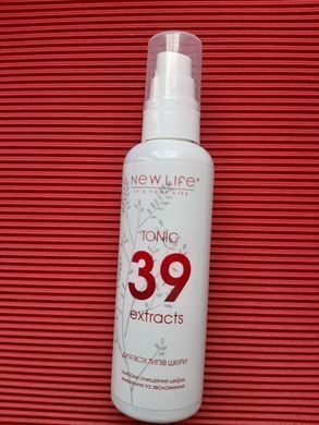 Тонік для всіх типів шкіри 39 екстрактів 100 мл New life Tonic 39 extracts