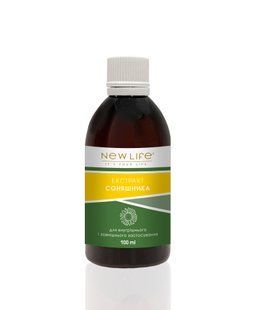 Рослинний екстракт соняшника New Life 100 ml (виведення піску та каменів з нирок, зменшення відкладення солей у суглобах та кістках)