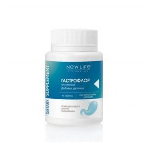 Гастрофлор таблетки 60 шт по 500 mg /Gastroflor (поліпшення роботи шлунка і кишківника)