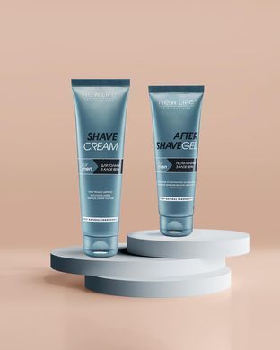 Крем для гоління чоловічий з алое вера 100 мл New life Shave cream for men