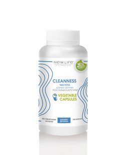 Чистота / Cleanness капсули 180 шт по 500 mg. Вистачає на три місяці прийому (сильний антипаразитарний засіб, що поліпшує жовчовиділення і травлення)