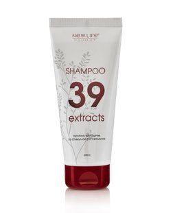 Шампунь 39 екстрактів / Shampoo 39 extracts 200 мл New Life