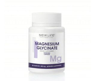 Магнію гліцинат капсули 60 шт по 600 mg / Magnesium glycinate - джерело магнію (зміцнення нервової системи)