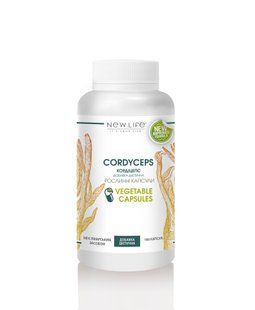 Кордіцепс / Cordyceps капсули 60 шт по 500 mg (антибактеріальна, противірусна, онкопротекторна дія, підвищує імунітет).Вистачає на три місяці прийому