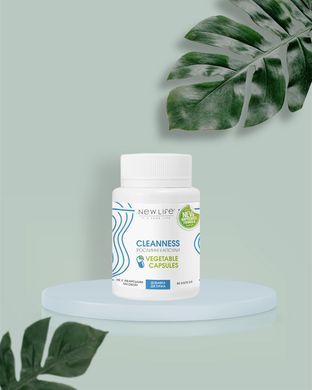 Чистота / Cleanness капсули 60 шт по 500 mg (сильний антипаразитарний засіб, що поліпшує жовчовиділення і травлення)