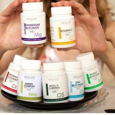 Цинку Гліцинат капсули 60 шт по 500 mg / Zinc Glycinate - джерело цинку