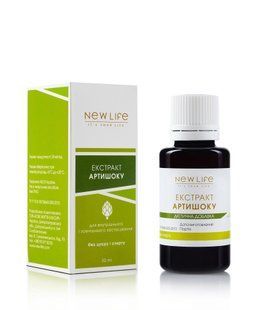 Артишоку кореня екстракт 30 мл New life ( холецистит, жовчнокам&rsquo;яна хвороба, атеросклероз, гепатит, дисбактеріоз)