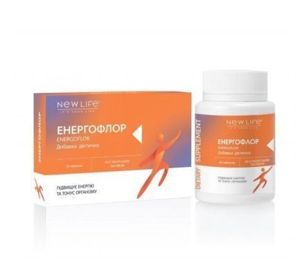 Энергофлор таблетки 60 шт по 500 mg / Energoflor (повышает энергию и тонус организма) витамины
