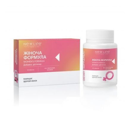 Жіноча формула таблетки 60 шт по 500 mg / Women&rsquo;s formula (покращує здоров&rsquo;я жінок)