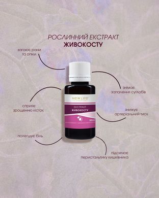 Живокоста, окопника экстракт 30 мл New life (воспаления, боли, при сращивании костей, регенерация клеток)